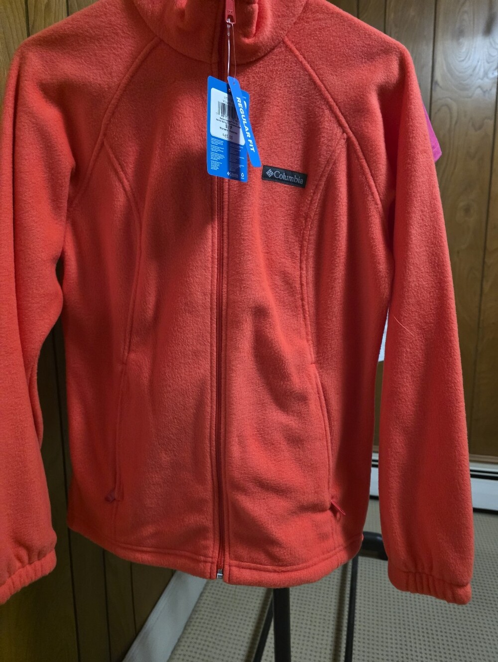 NWT Columbia Womens Bright Full-Zip Puffer-Style Fleece Jacket